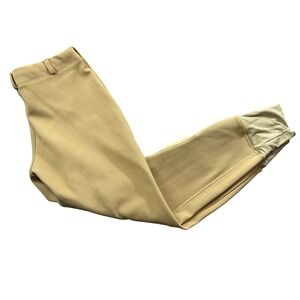 TuffRider Ladies Equestrian Pull on Breeches Beige ‎ 30" Waist Patches Horse